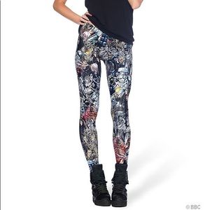SALE🍫 NWOT BlackMilk Dr Who Monster Mayhem legging XS